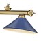 Z-Lite Cordon 3 Light Billiard, Rubbed Brass & Navy Blue 2306-3RB-MNB - alternate 6